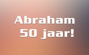 abraham 50 jaar